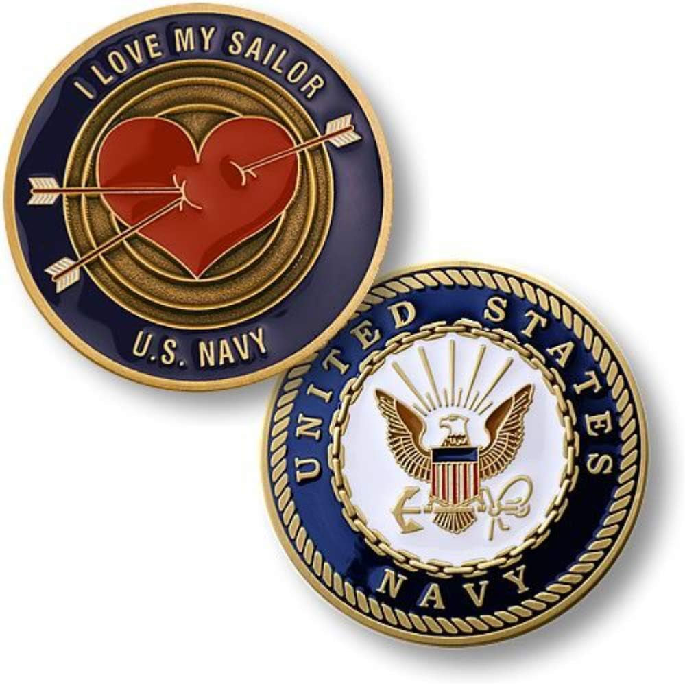 U.S. Navy I Love My Sailor Challenge Coin