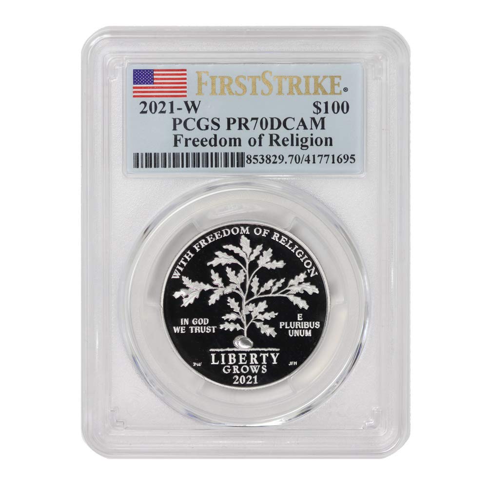 Perfect 2021-W Platinum Eagle PR-70 Deep Cameo - First Strike, Original Packaging”