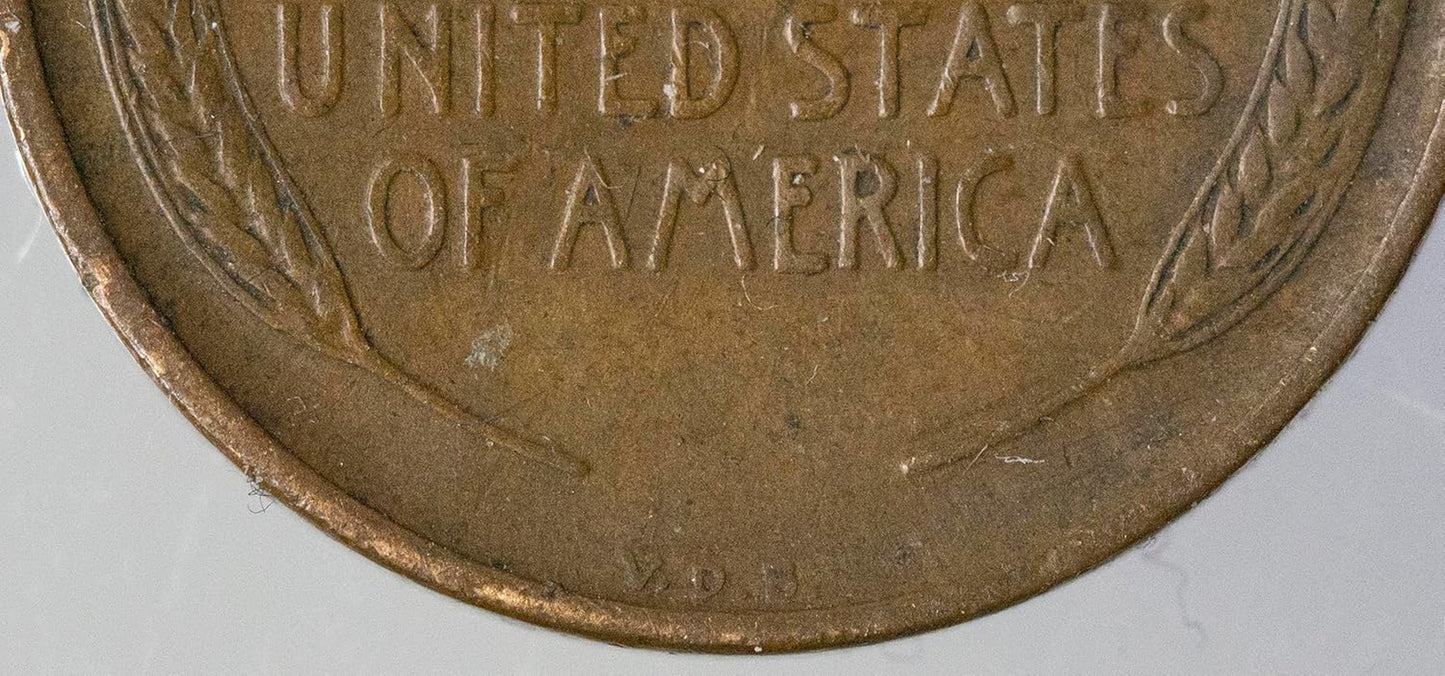 1909 VDB -P Lincoln Wheat Cent Penny - F/VF Condition