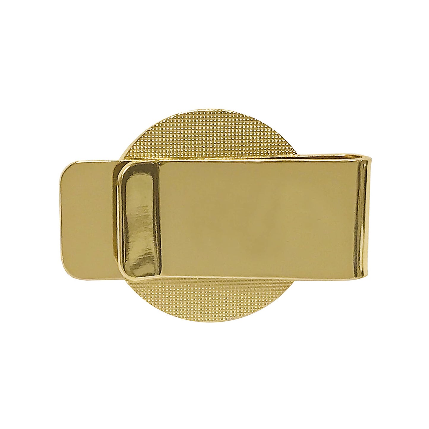 Exquisite JFK Half Dollar Money Clip: Brass Layered in Pure 24k Gold Presidential Seal”