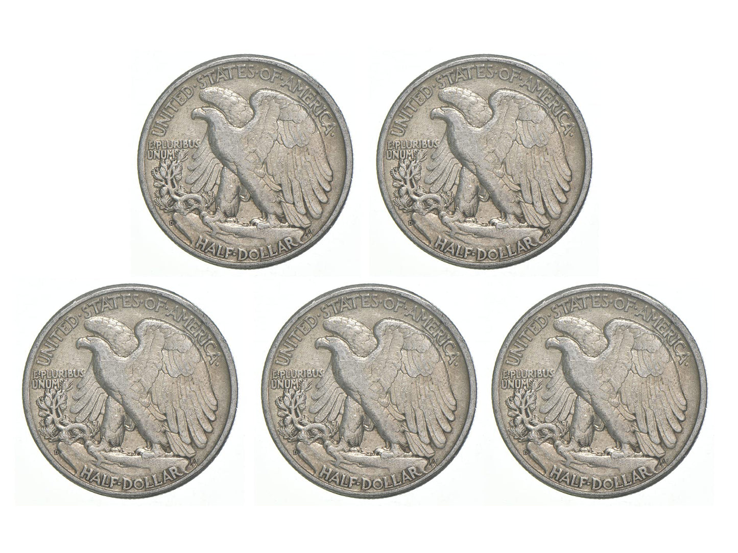 Collectible 1916-1947 Walking Liberty Silver Half Dollar Set – Historical U.S. Coins!”