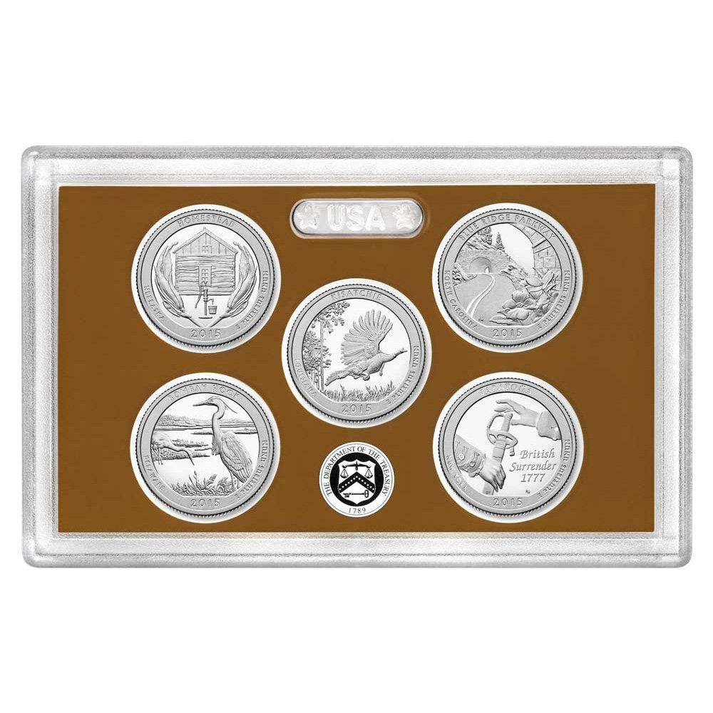 2015 United States Mint America the Beautiful Quarters Proof Set™ (Q5G) OGP