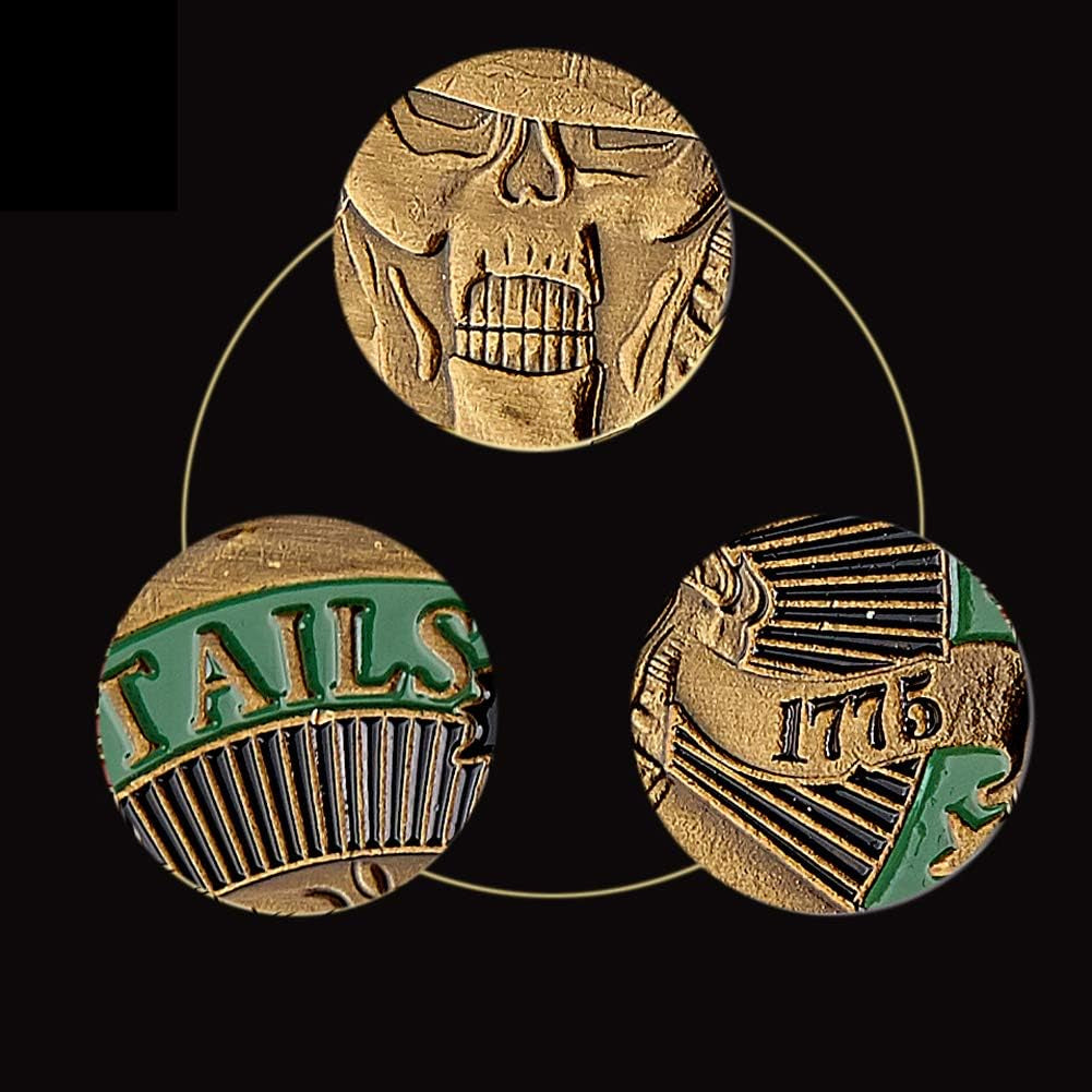 Good Luck Heads Tails Challenge Coin,Heads We Win Tails You Lose