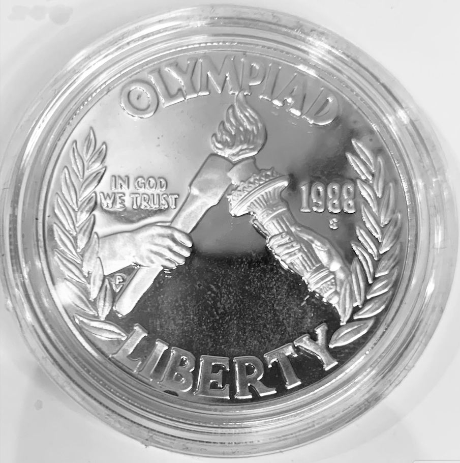 Mint 1988-S Proof Olympic Silver Dollar: Celebrating the Olympic Games