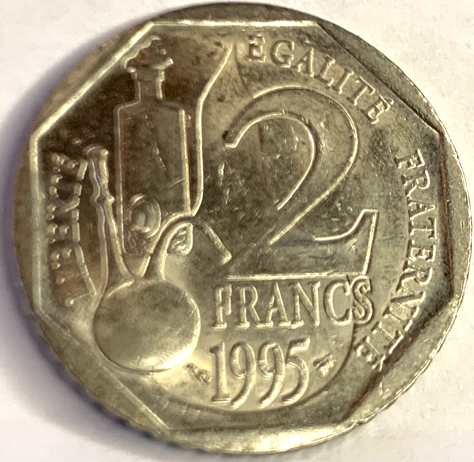 Exclusive 1995 2 Francs Louis Pasteur – Paris-Minted Fifth Republic Collector’s Edition
