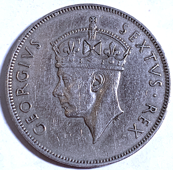 Best Seller: East Africa 1 Shilling 1949 Lion & Kilimanjaro — George VI