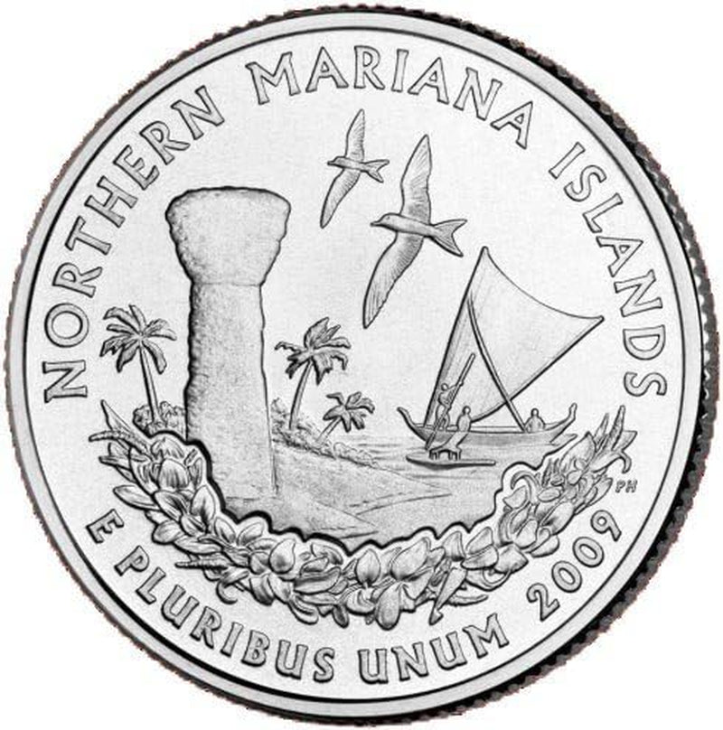 US 2009 D MINT NORTHERN MARIANA ISLANDS QUARTER UNC COIN