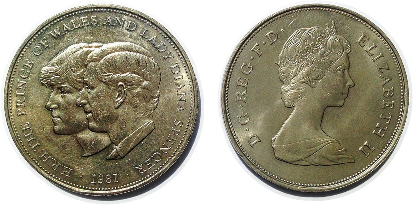The Prince of Wales and Lady Diana Spencer Commemorative Crown Coin from 1981
