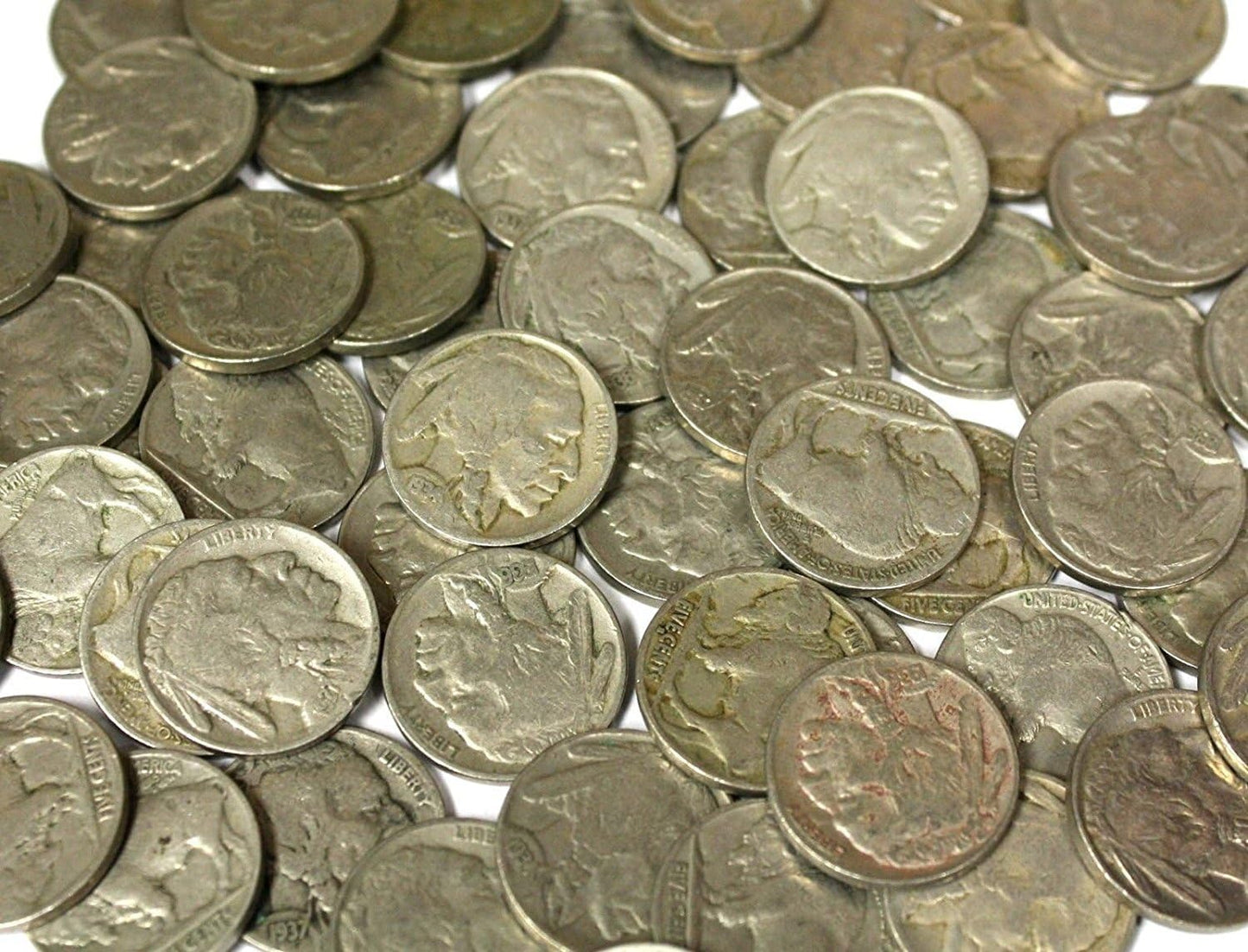 Collection of 25 Full Date Indian Head / Buffalo Nickels.