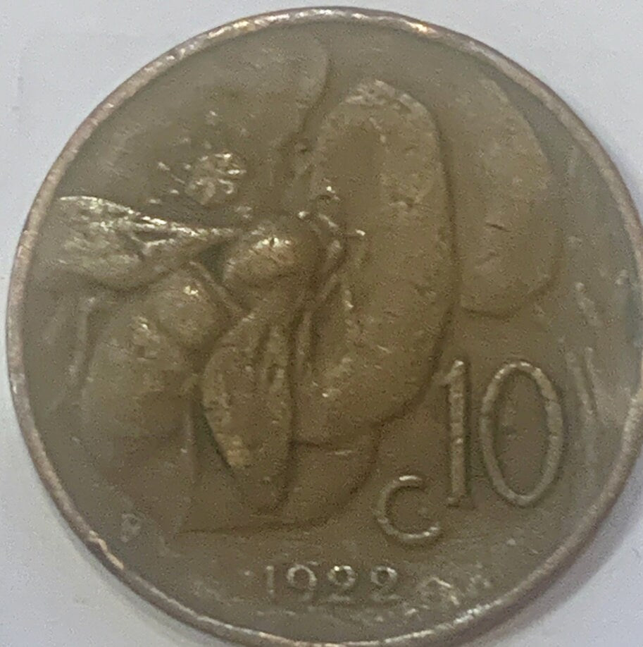 Exquisite 1924 Italy 10 Centesimi Coin - A Timeless Piece of History from the Reign of Vittorio Emanuele III