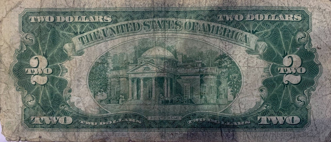 Own a Slice of the Past: 1953A Series 2 dollar Note with Red Seal"