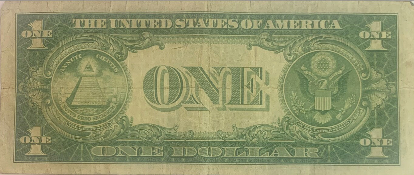Invest in History: United States 1 Dollar Silver Certificate 1935 A Blue Seal - Timeless Monetary Art!"