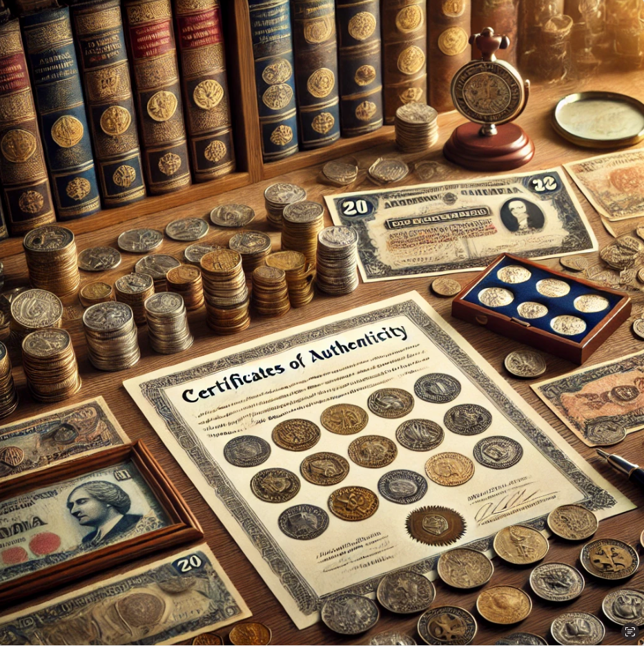 Coins & Banknotes with Certificate of Authenticity – Treasure-Trades