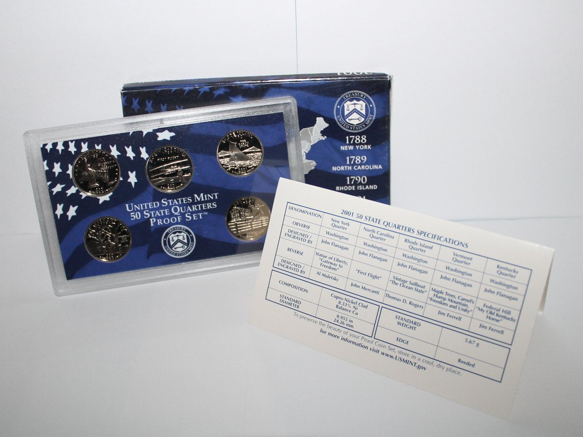 2001 S US Mint Proof Set