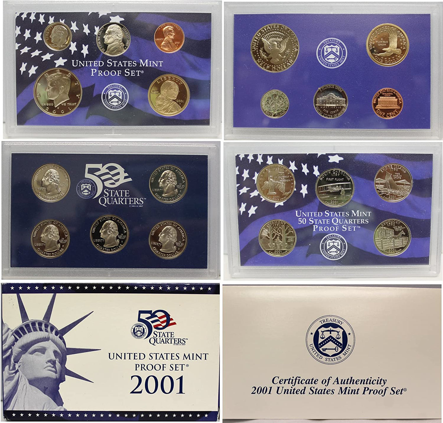 2001 S US Mint Proof Set