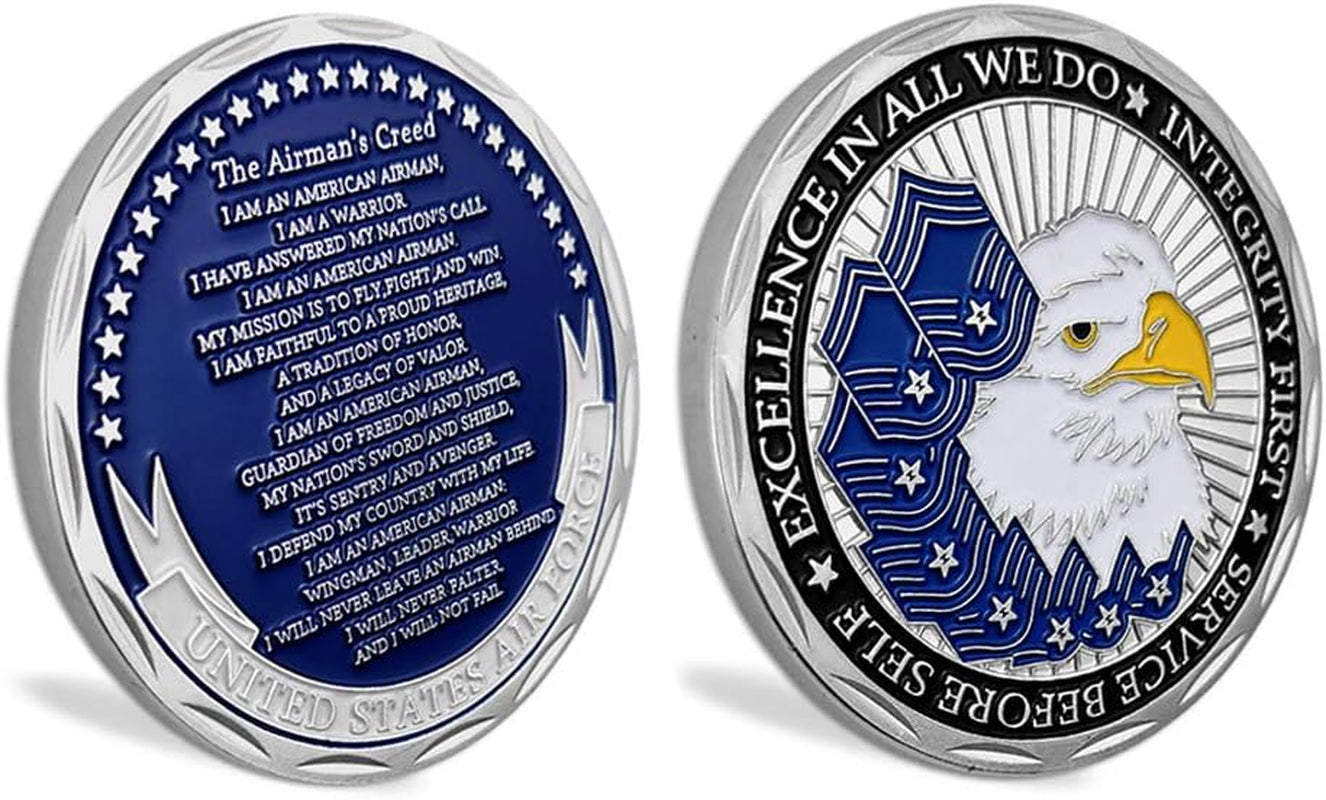 United States Air Force Airman'S Creed Military Challenge Coin