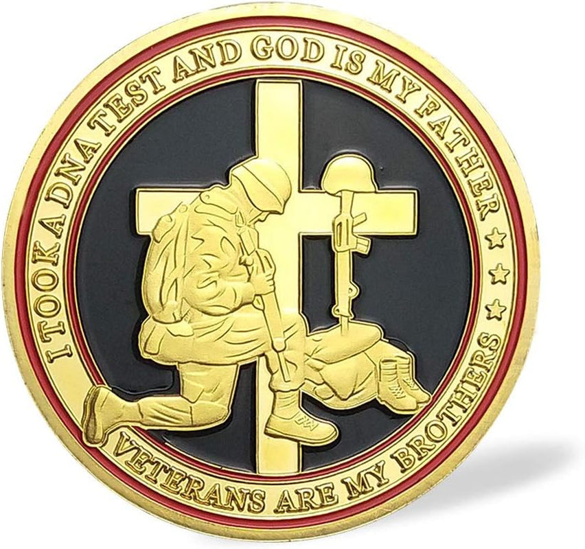 Military Veterans Creed Challenge Coin Thank You for Your Service
