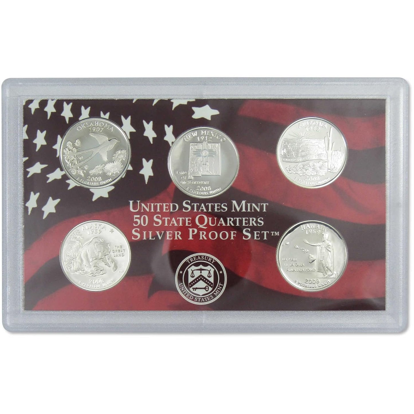 2008 Silver Proof Set U.S. Mint Original Government Packaging OGP COA