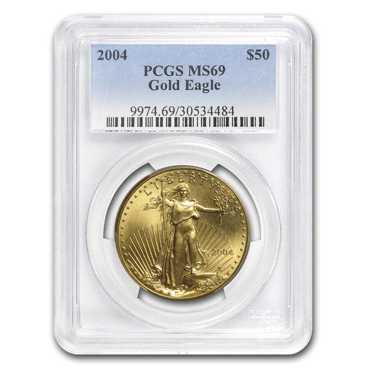 2004 1 Oz American Gold Eagle MS-69 PCGS