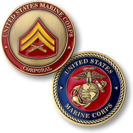 U.S. Marine Corps Corporal Challenge Coin