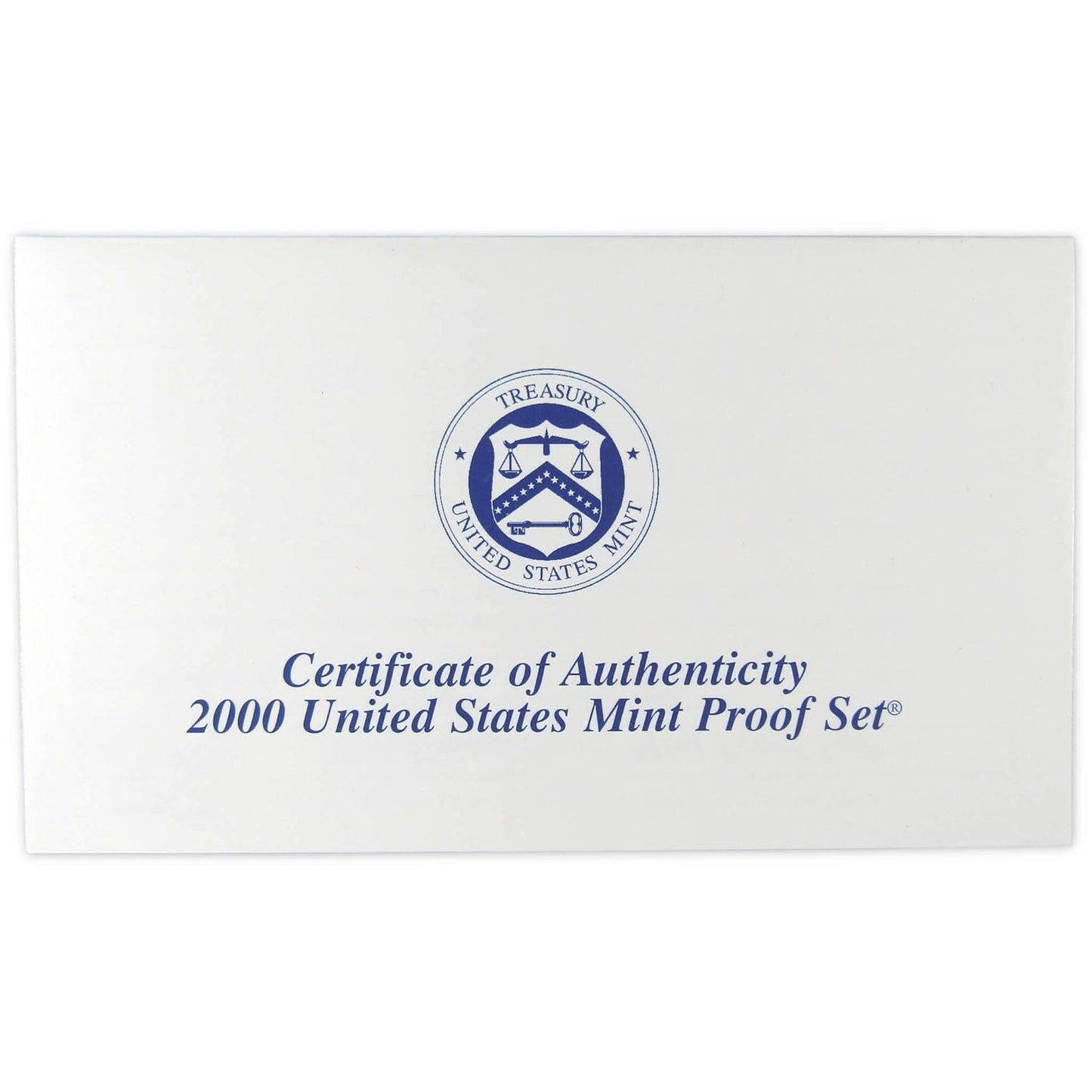 2000 S US Mint Proof Set Original Government Packaging