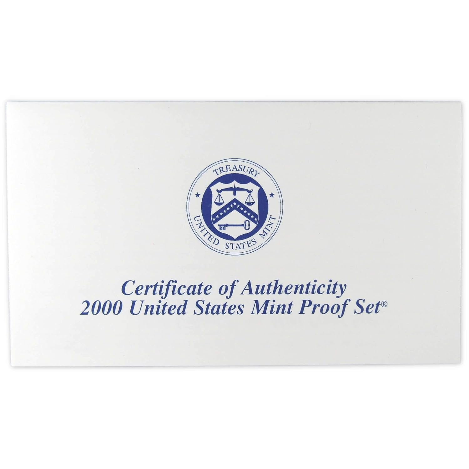 2000 S US Mint Proof Set Original Government Packaging