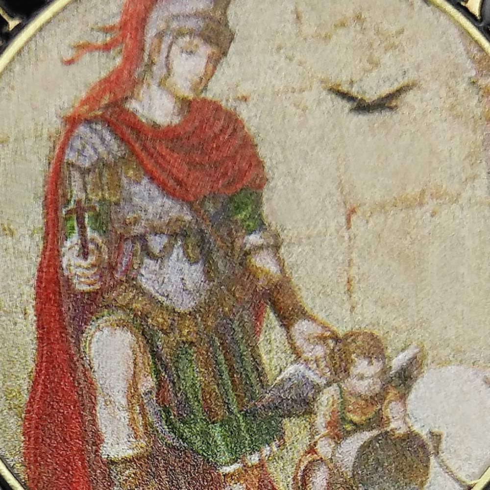 Saint Florian Volunteer Firefighters Prayer Challenge Coin