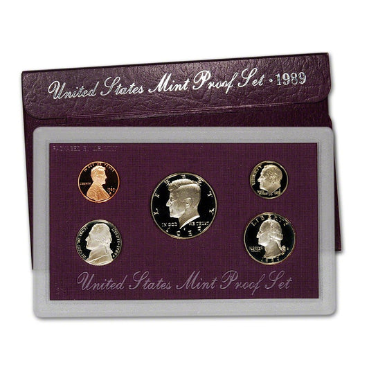 1989 S US Mint Proof Set OGP