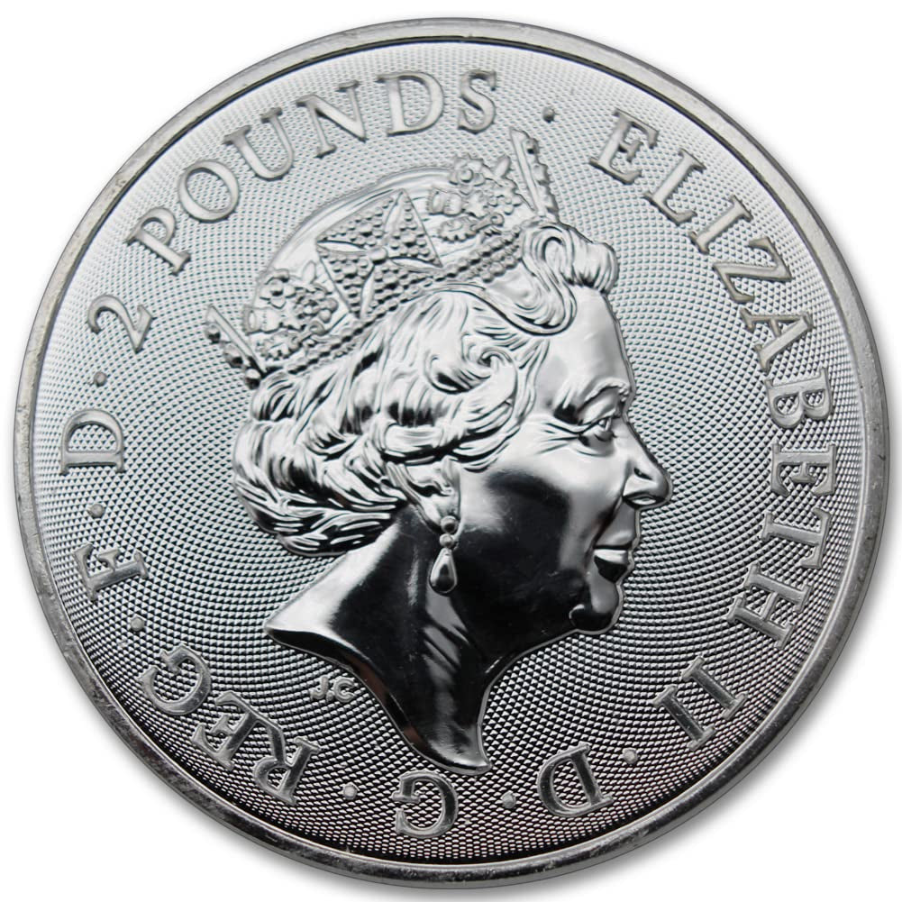 2022-1 Oz Silver Britannia Coin Brilliant Uncirculated (BU) with a Certificate of Authenticity £2 Seller BU