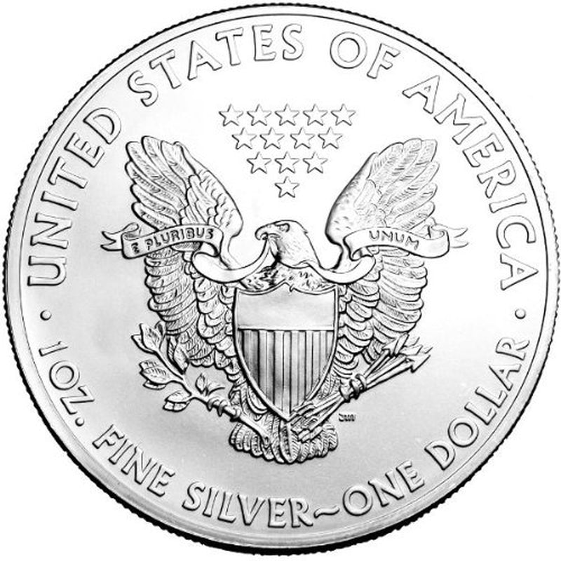 2025 - American Silver Eagle .999 Fine Silver with Our Smyrnacoin Certificate of Authenticity Dollar Uncirculated US Mint