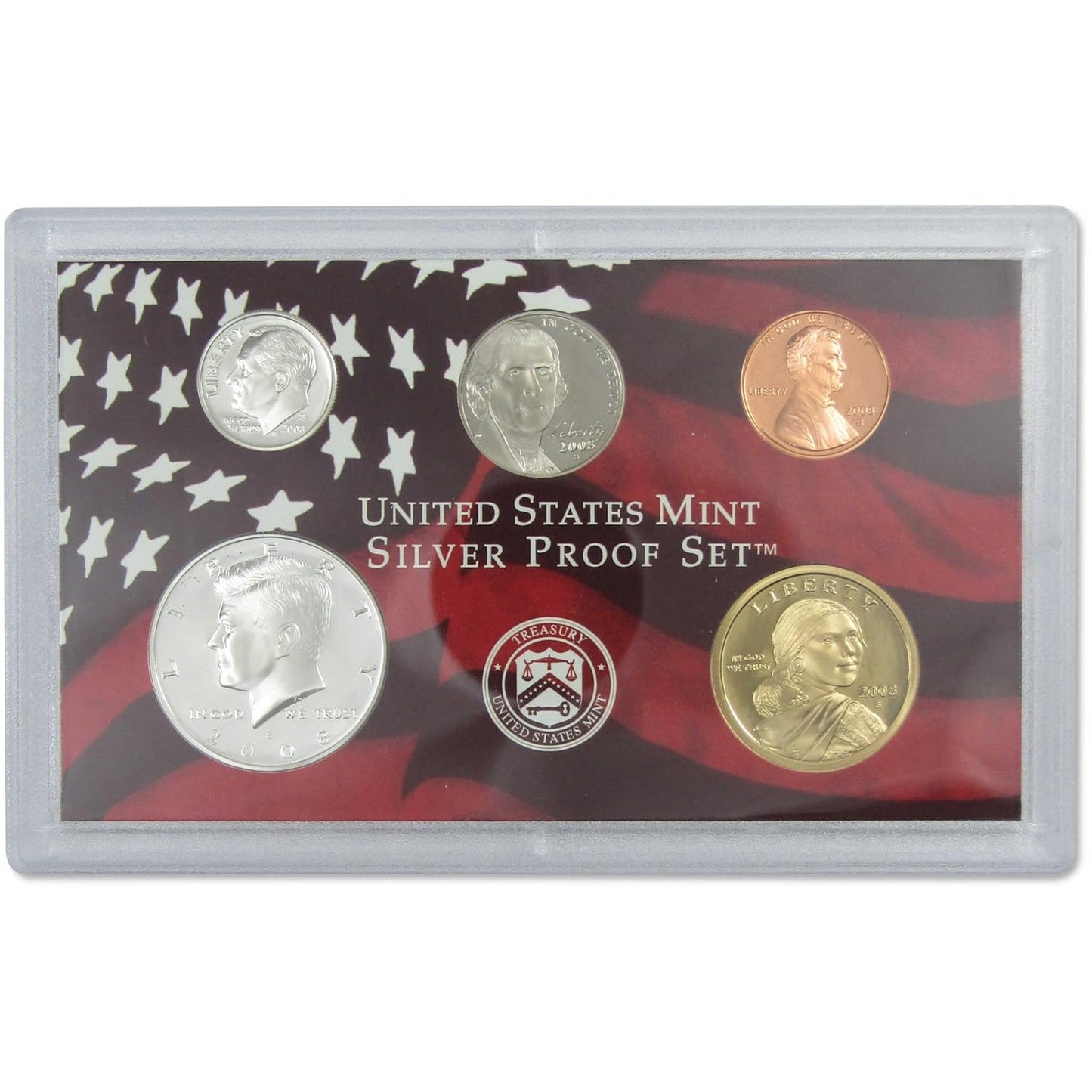 2008 Silver Proof Set U.S. Mint Original Government Packaging OGP COA