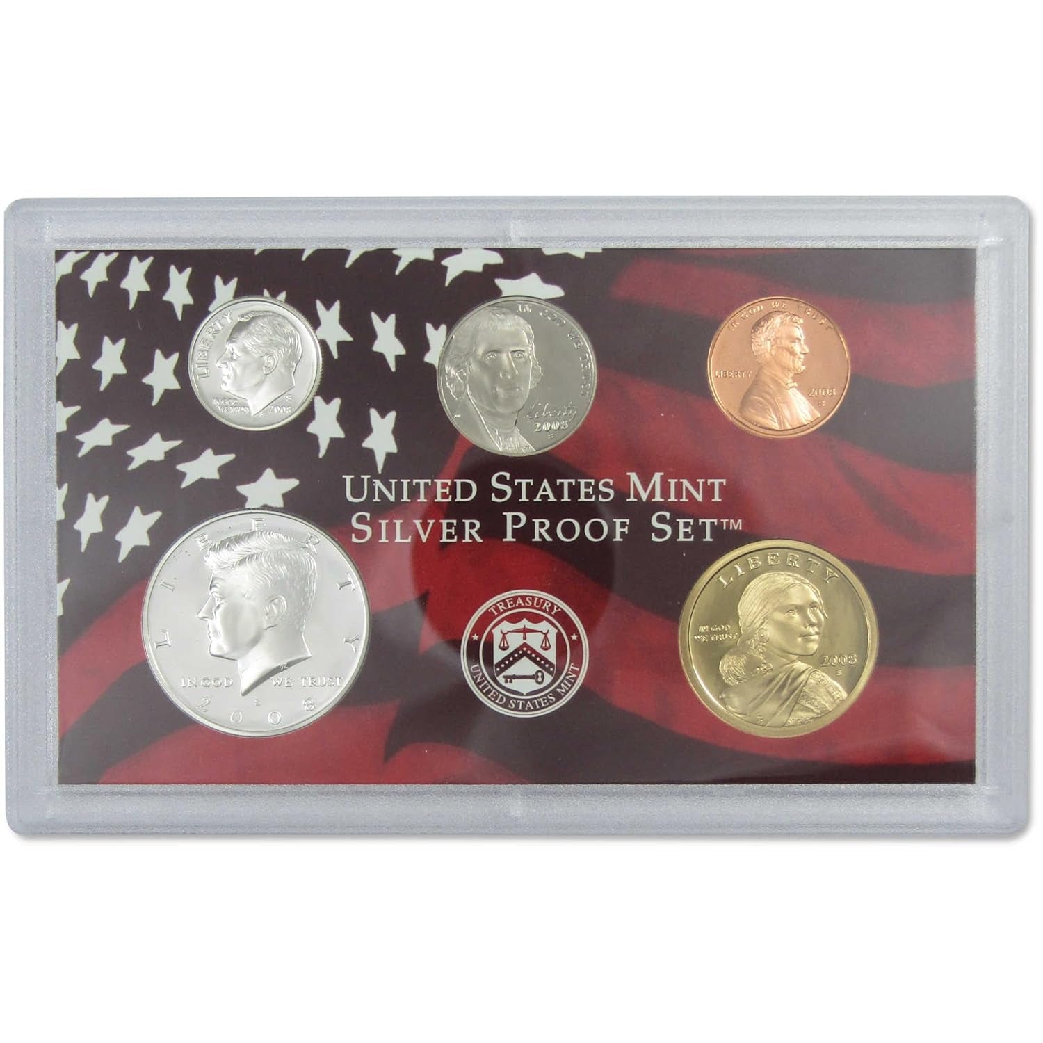 2008 Silver Proof Set U.S. Mint Original Government Packaging OGP COA