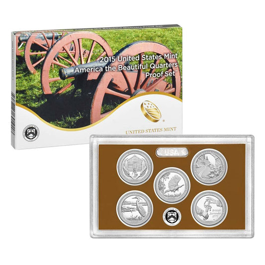2015 United States Mint America the Beautiful Quarters Proof Set™ (Q5G) OGP