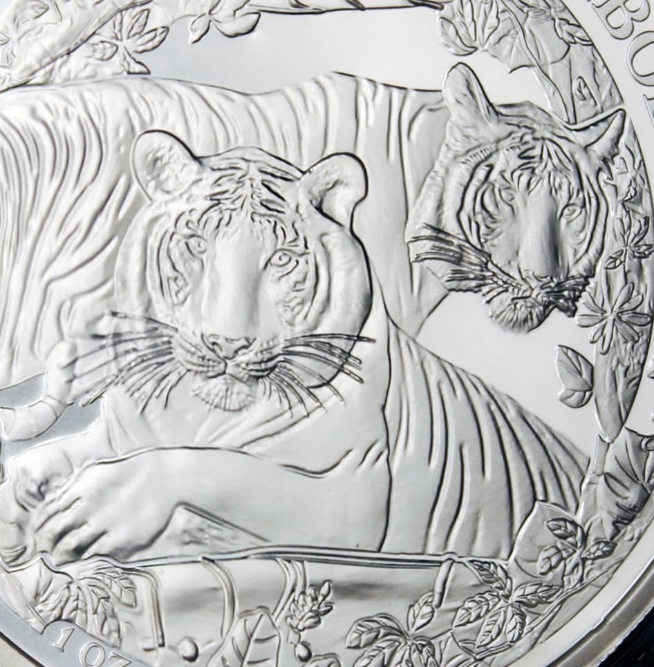 Exclusive 2024 Silver Lost Tigers of Cambodia Coin - Collectible Treasure with COA!”