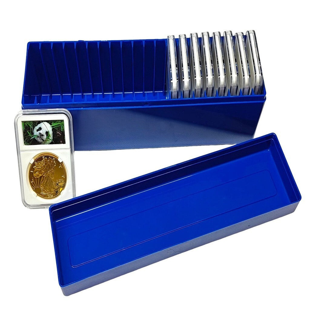 Coin Storage Box Collection Case for 20 PCGS NGC PCCB Pmgab Slab Coin Holders