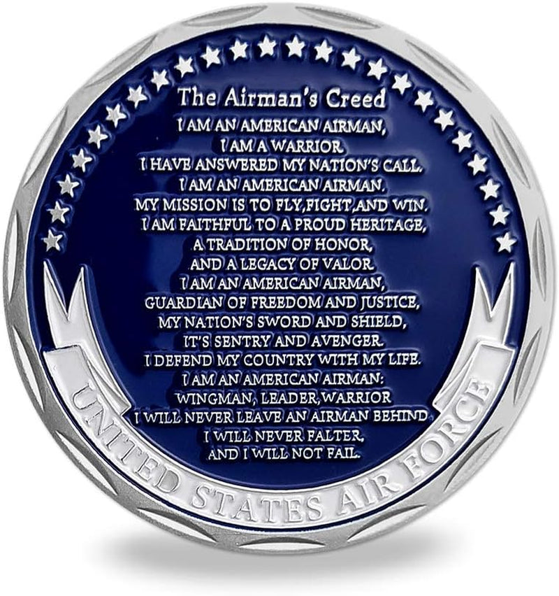 United States Air Force Airman'S Creed Military Challenge Coin