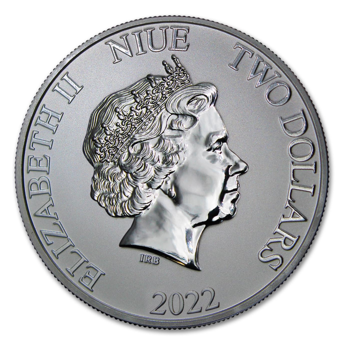 Brilliant Uncirculated 2022 Niue $2 Silver Hawksbill Turtle Coin