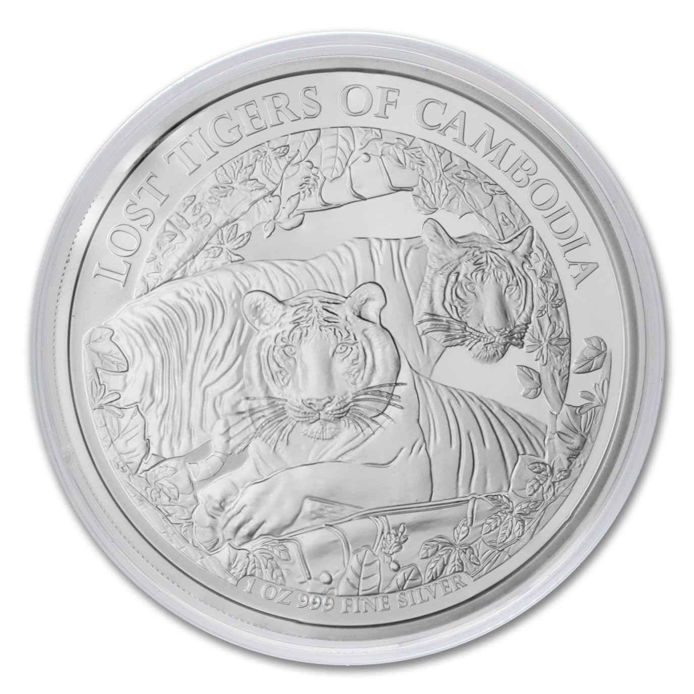 Exclusive 2024 Silver Lost Tigers of Cambodia Coin - Collectible Treasure with COA!”