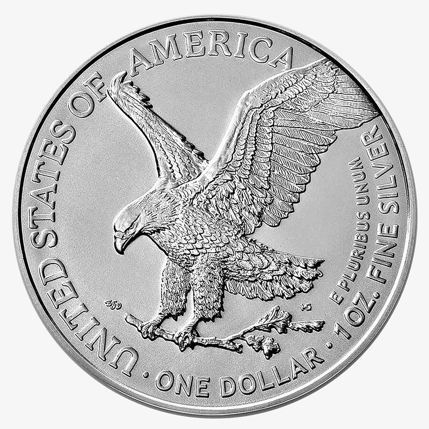 2025 American Silver Eagle .999 Fine Silver in Direct Fit Air Tite with Our Smyrnacoin Certificate of Authenticity Dollar Uncirculated US Mint