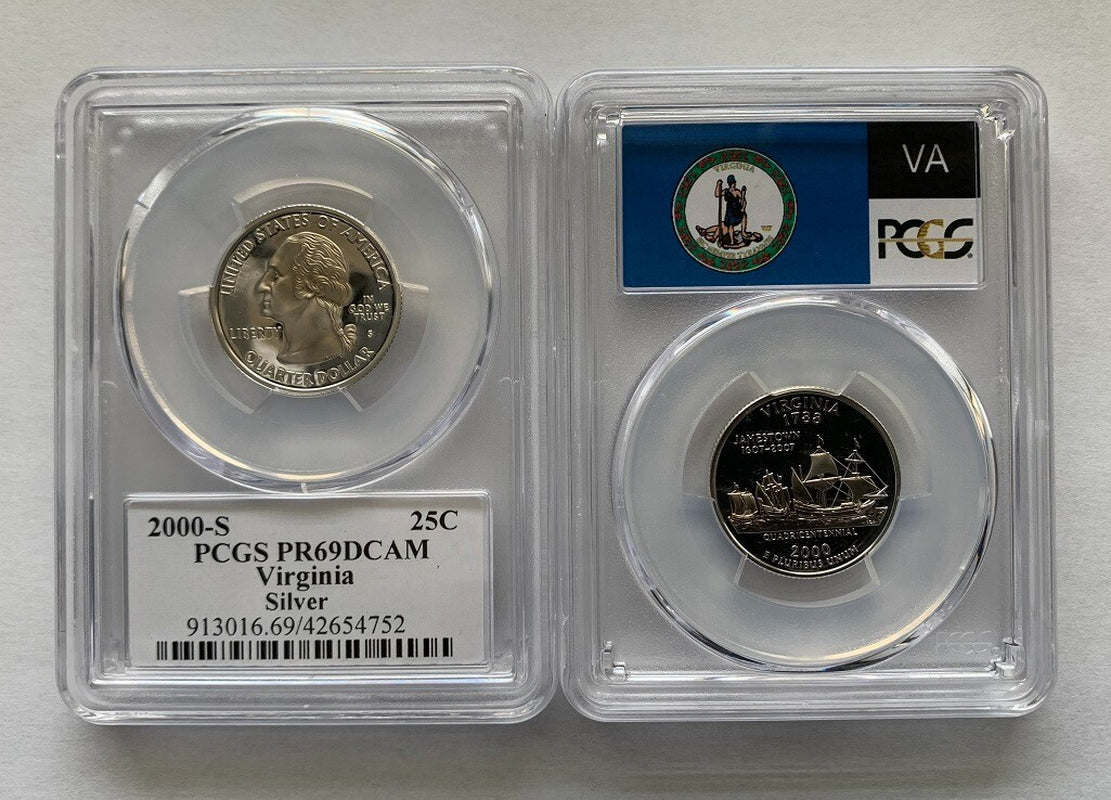 ✯ PCGS 90% SILVER Proof Coins ✯ PR69 Graded SILVER Estate Sale ✯ 1 SLAB LOT ✯