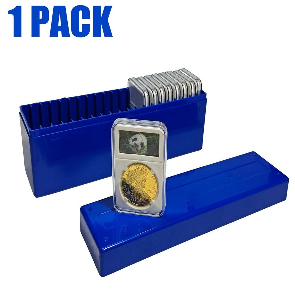 Coin Storage Box Collection Case for 20 PCGS NGC PCCB Pmgab Slab Coin Holders