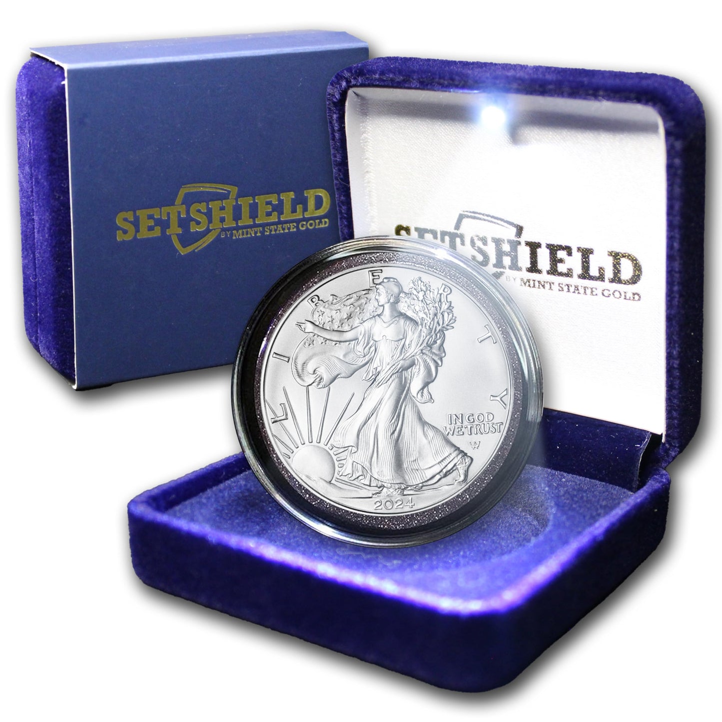 Discover the 2024 1 oz American Eagle Silver Bullion Coin in Brilliant Uncirculated Condition!