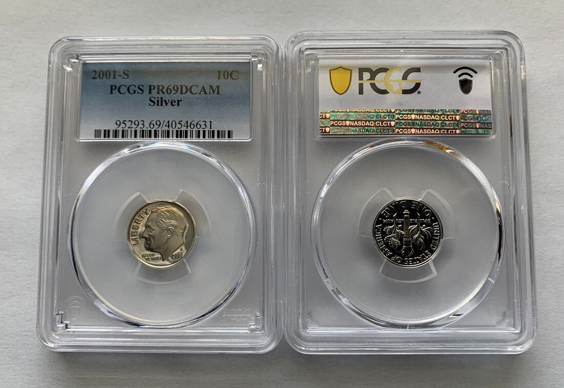 ✯ PCGS 90% SILVER Proof Coins ✯ PR69 Graded SILVER Estate Sale ✯ 1 SLAB LOT ✯