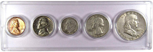 1939 Year Set 5 Coins in AG about Good or Better Condition Collectible Gift Set