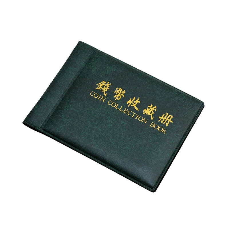 Álbum de monedas de 60 bolsillos para coleccionistas: miniálbum para guardar monedas y céntimos