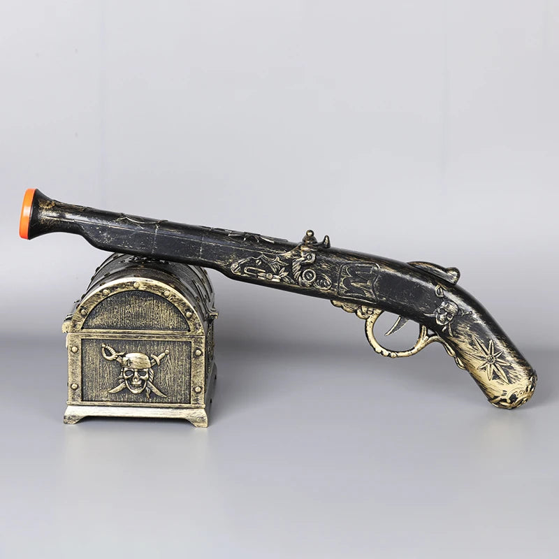 Cofre del tesoro pirata de plástico con monedas de oro para fiesta de piratas, cofre del tesoro para niños, cofre del tesoro con monedas de oro, juguete