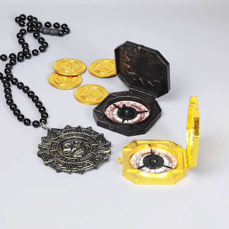 Pièces d'or de pirate en plastique – Lot de 100 pour coffre au trésor et fêtes amusantes