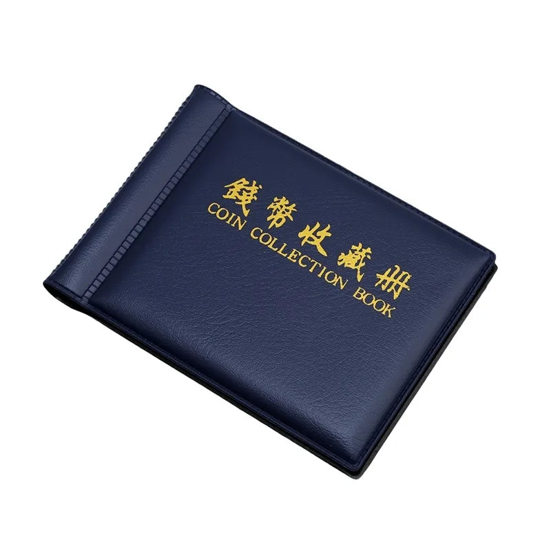 Álbum de monedas de 60 bolsillos para coleccionistas: miniálbum para guardar monedas y céntimos