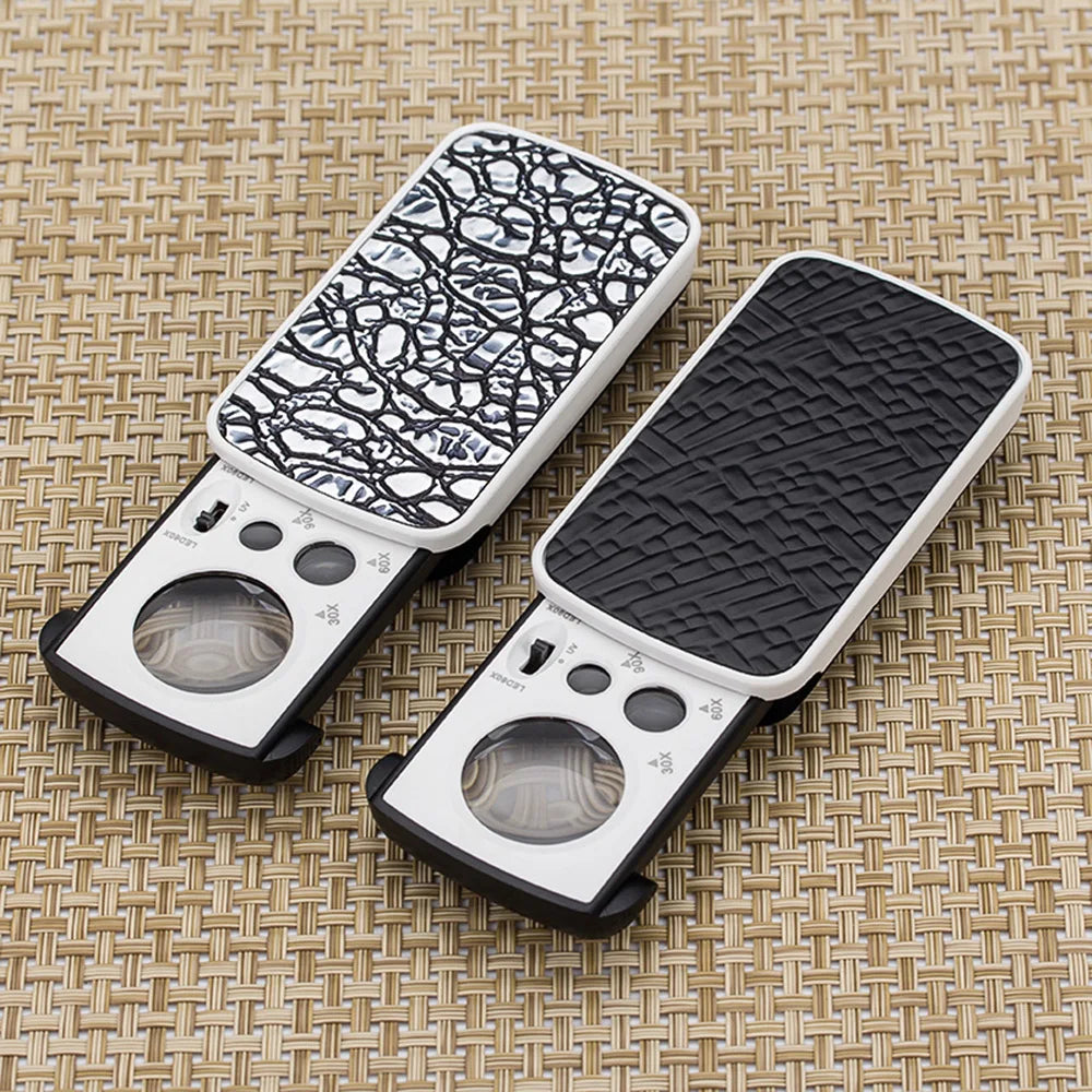 Lupa para monedas de joyería definitiva: LED, luz ultravioleta, 3 aumentos: ¡la más vendida!