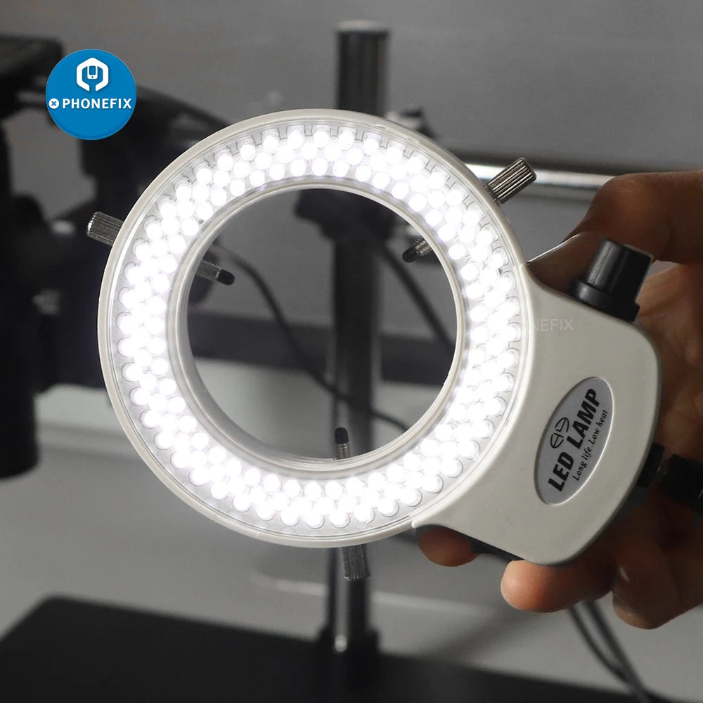 Anneau lumineux LED haute intensité à 144 LED pour l'industrie et les microscopes trinoculaires
